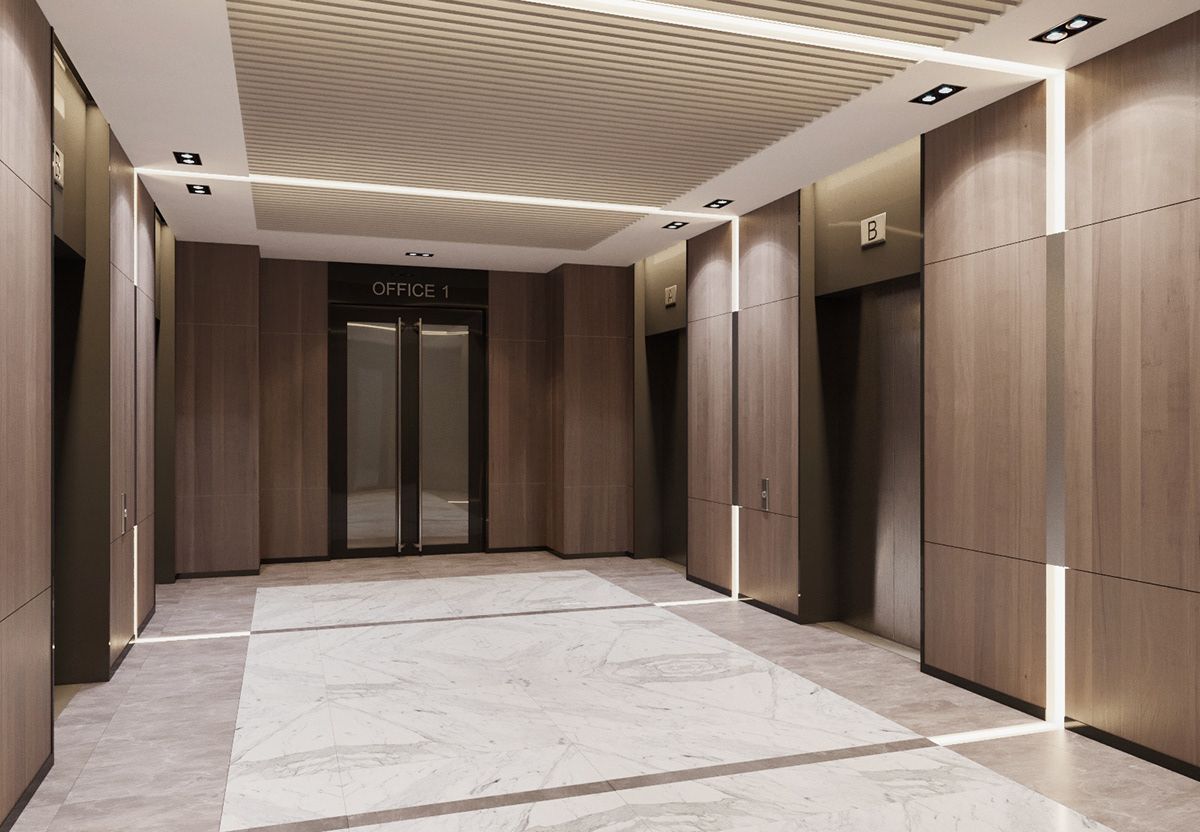 Лифтовой холл: ширина, глубина и зона МГН